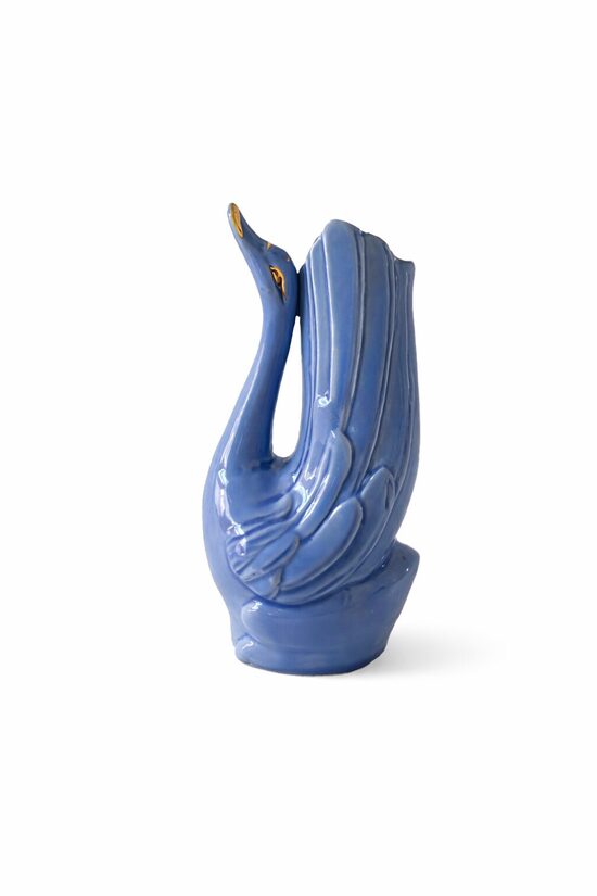 Keramikas gulbja vāze